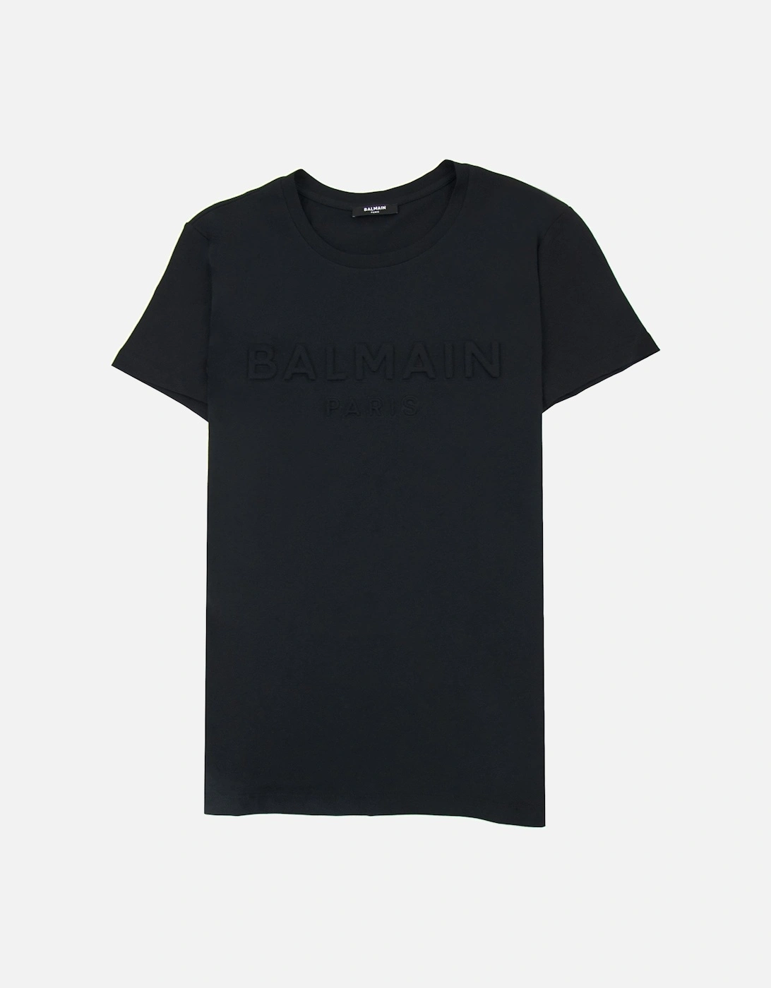 Embossed Paris Logo T Shirt Black 0pa, 5 of 4