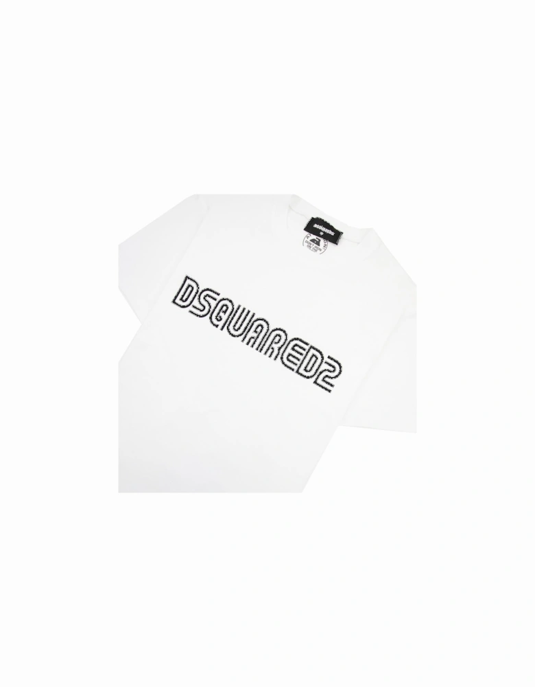 D2 Outline Cool Tee White