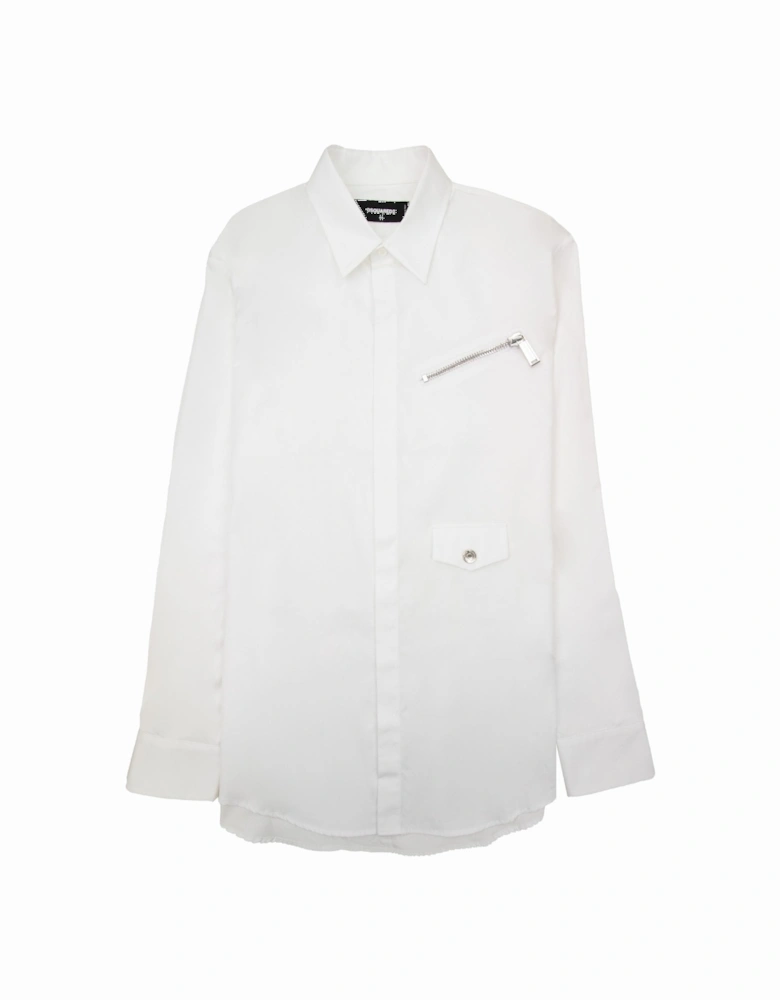 Relax Fit Poplin Shirt White 100