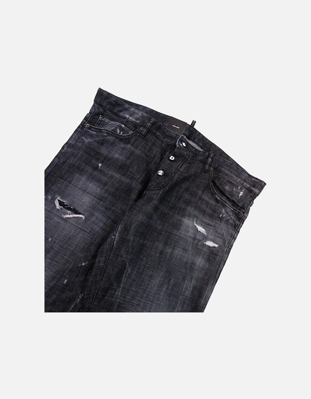 1964 Ripped Slim Fit Jean Black 900
