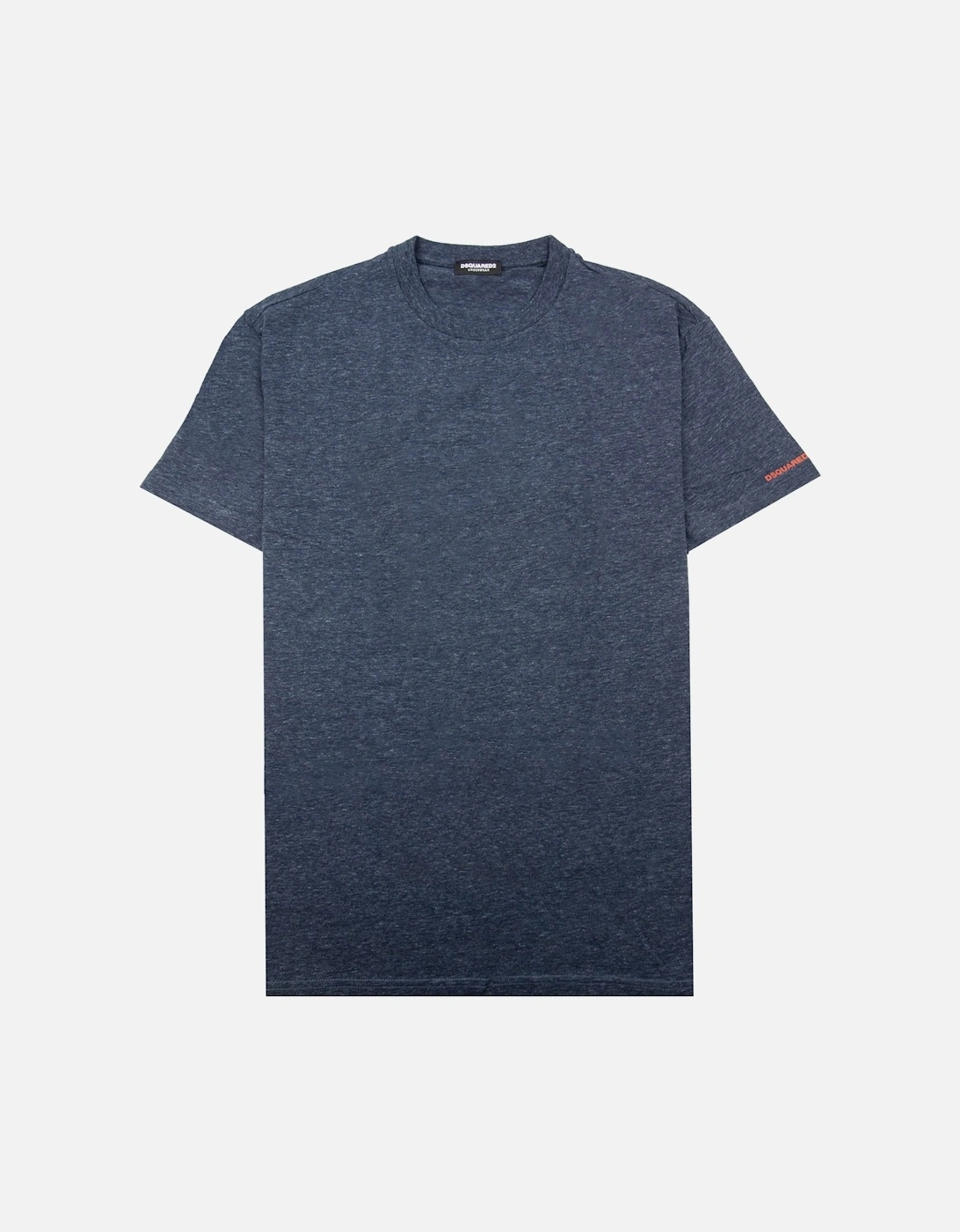 Logo T Shirt Navy Marl, 5 of 4