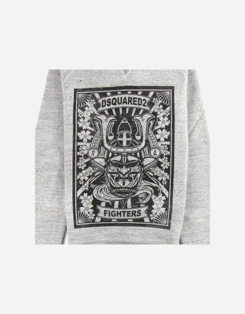 Fighters Crewneck Sweatshirt Grey