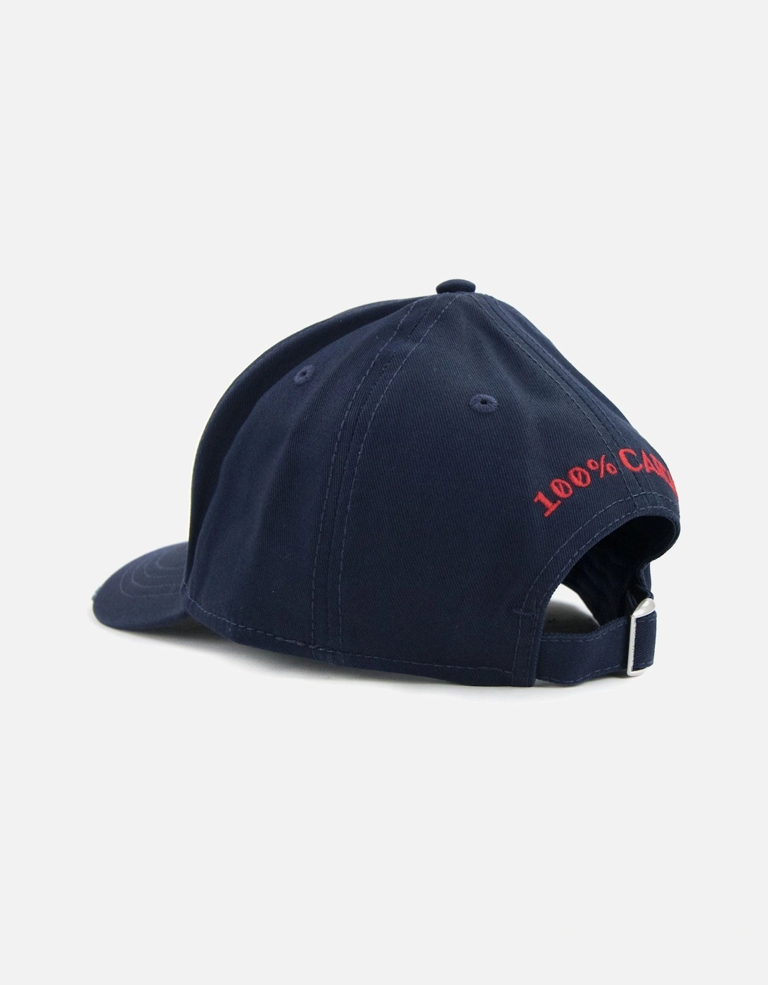 Gabardine Caten Baseball Cap Navy Blue