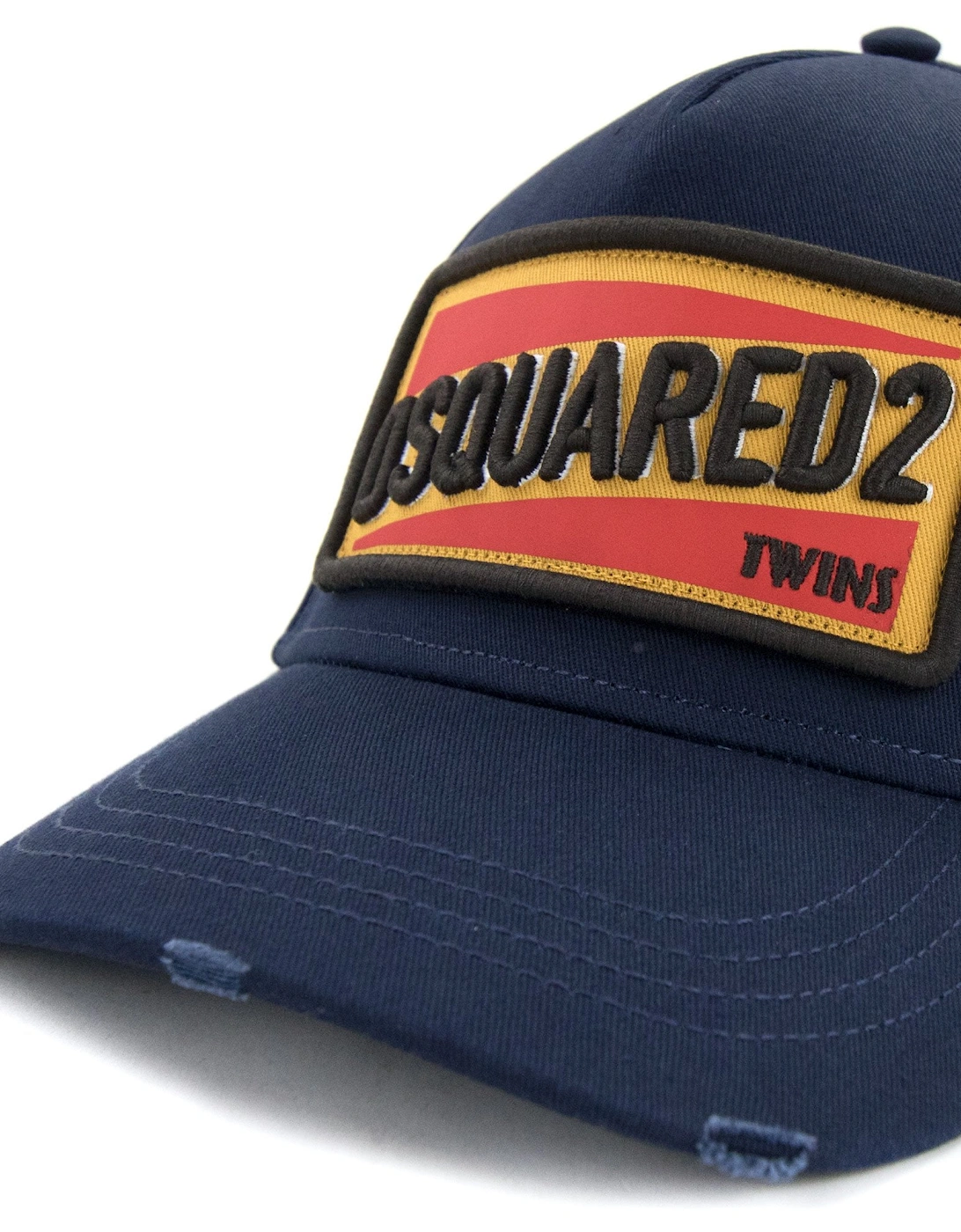 Gabardine Caten Baseball Cap Navy Blue