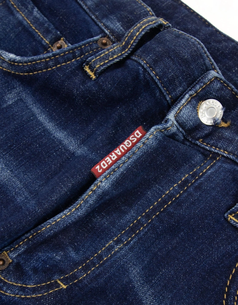 Front Patch Skater Jean Denim 470