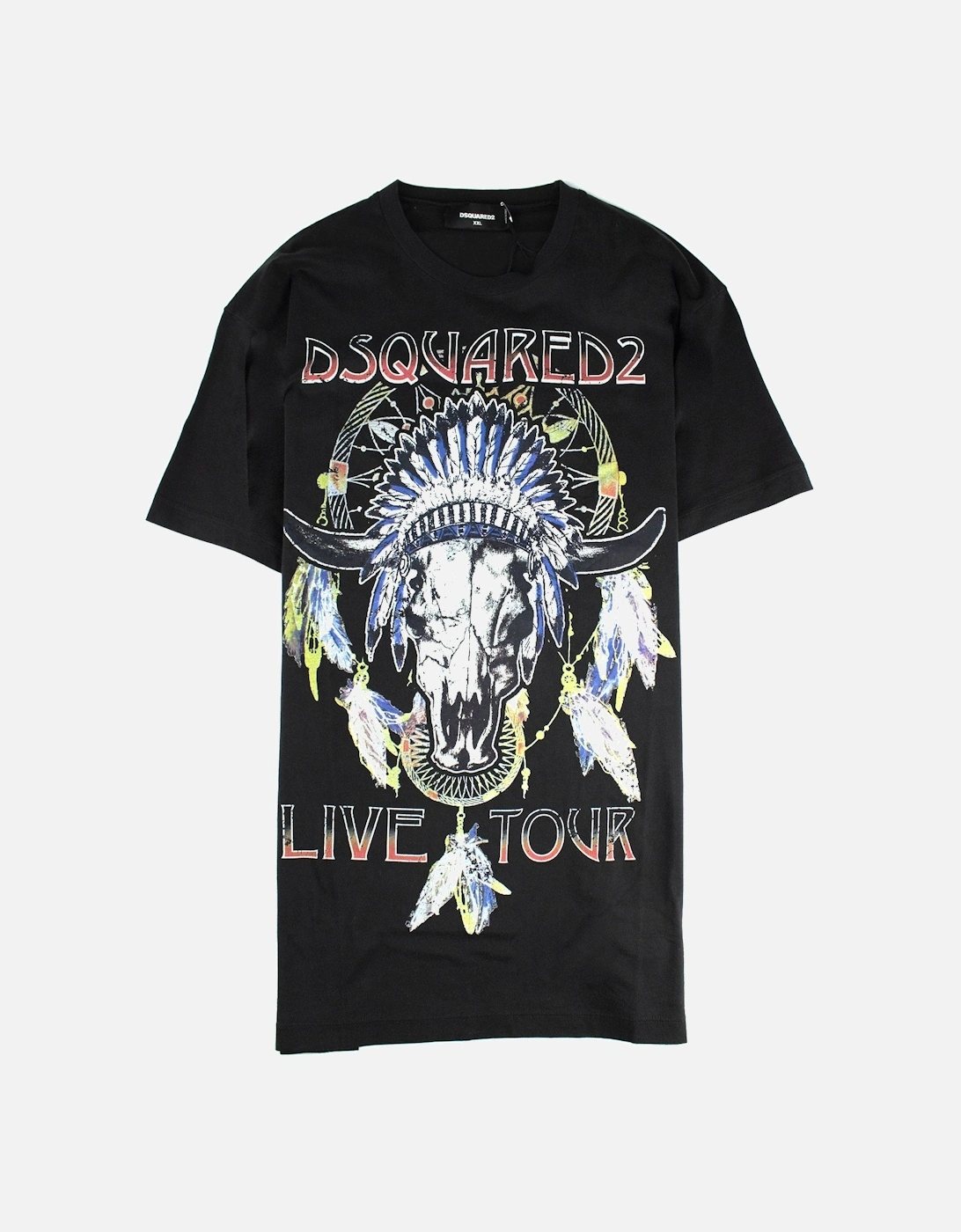Live Tour Printed T Shirt Black, 3 of 2