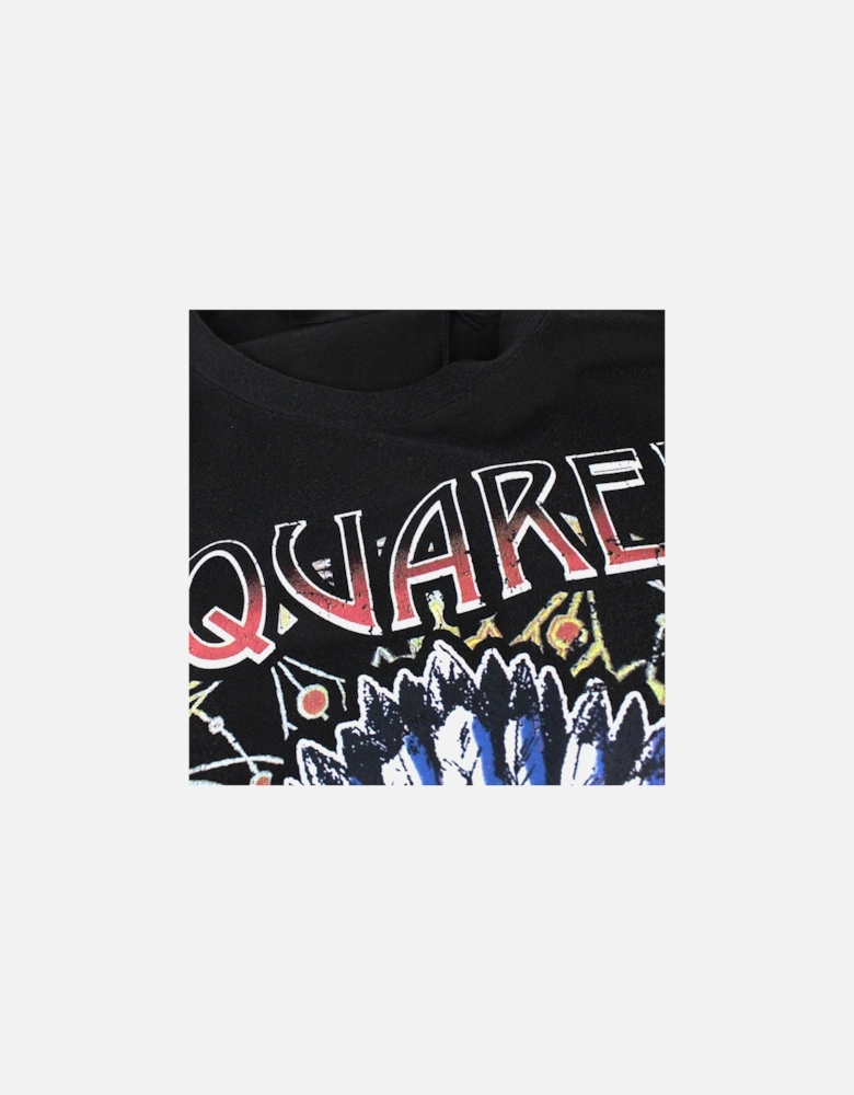 Live Tour Printed T Shirt Black