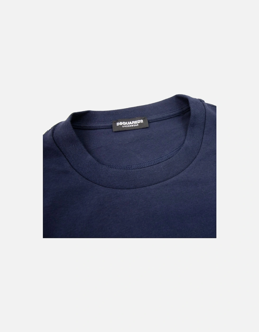 Embroidered Back Logo T Shirt Navy