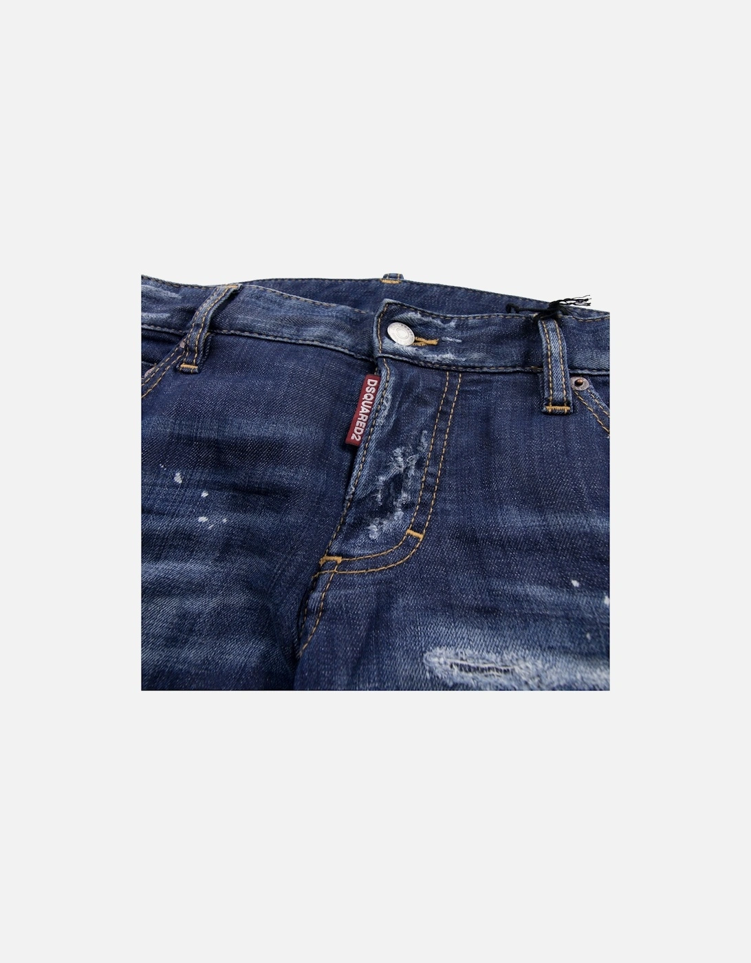 Slim Fit Distressed Denim Jeans