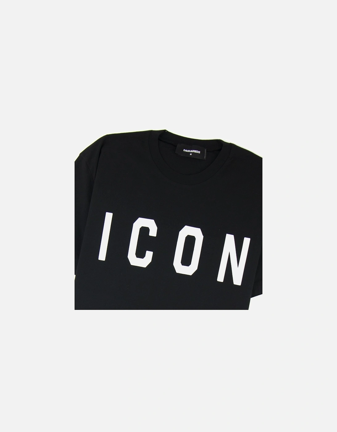 Icon Print T-shirt Black