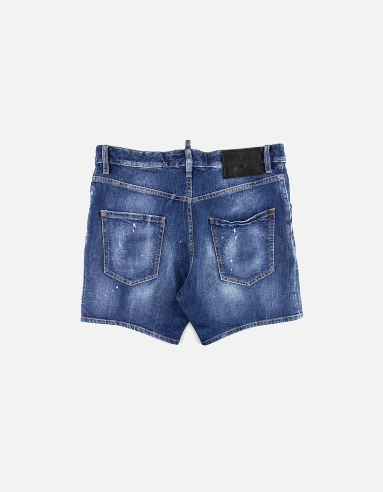 Dan Commando Denim Shorts Blue