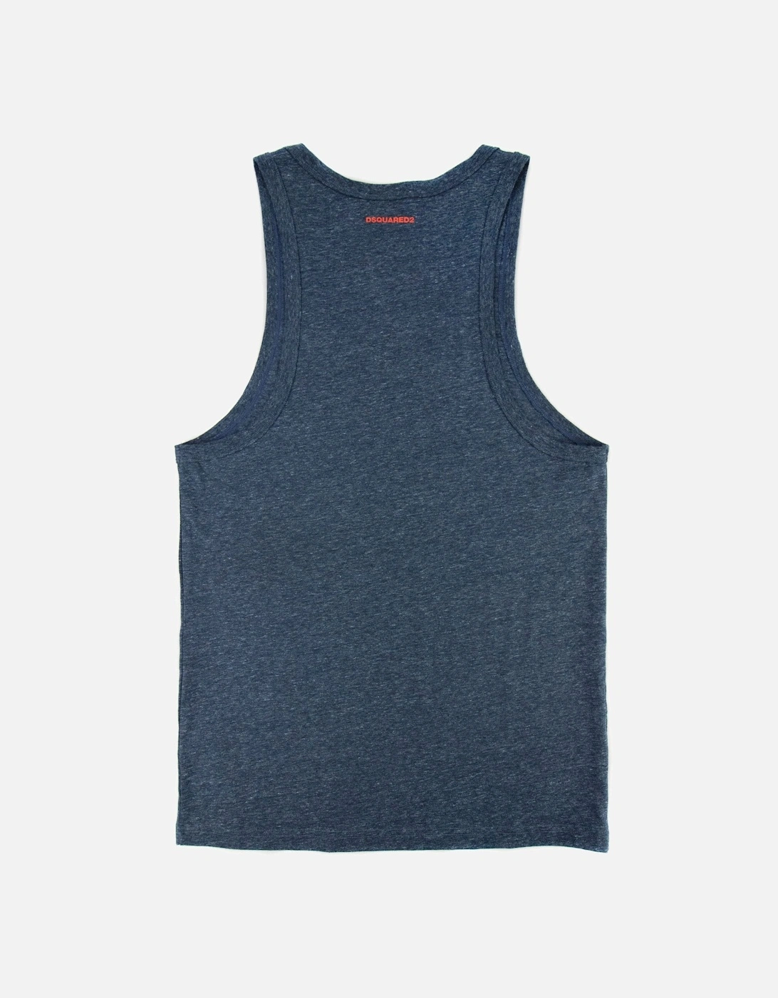 Back Logo Vest Top Navy
