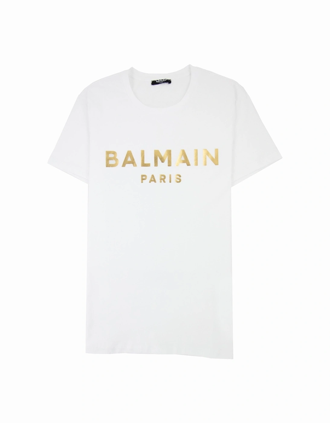 Metallic Logo Tshirt White Gad, 5 of 4