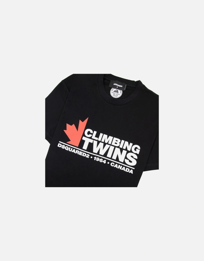 Climbing Twins T-shirt Black