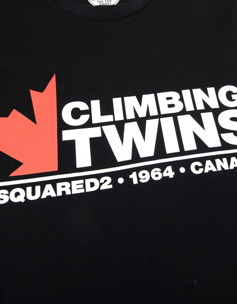 Climbing Twins T-shirt Black