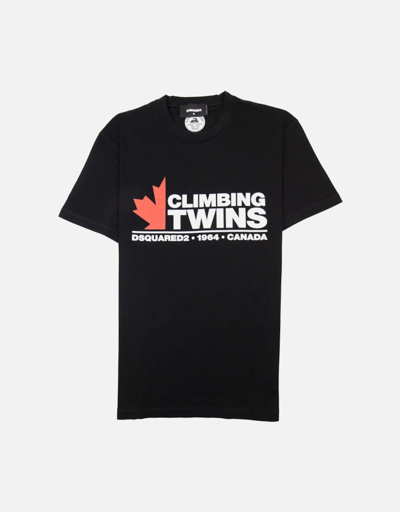 Climbing Twins T-shirt Black