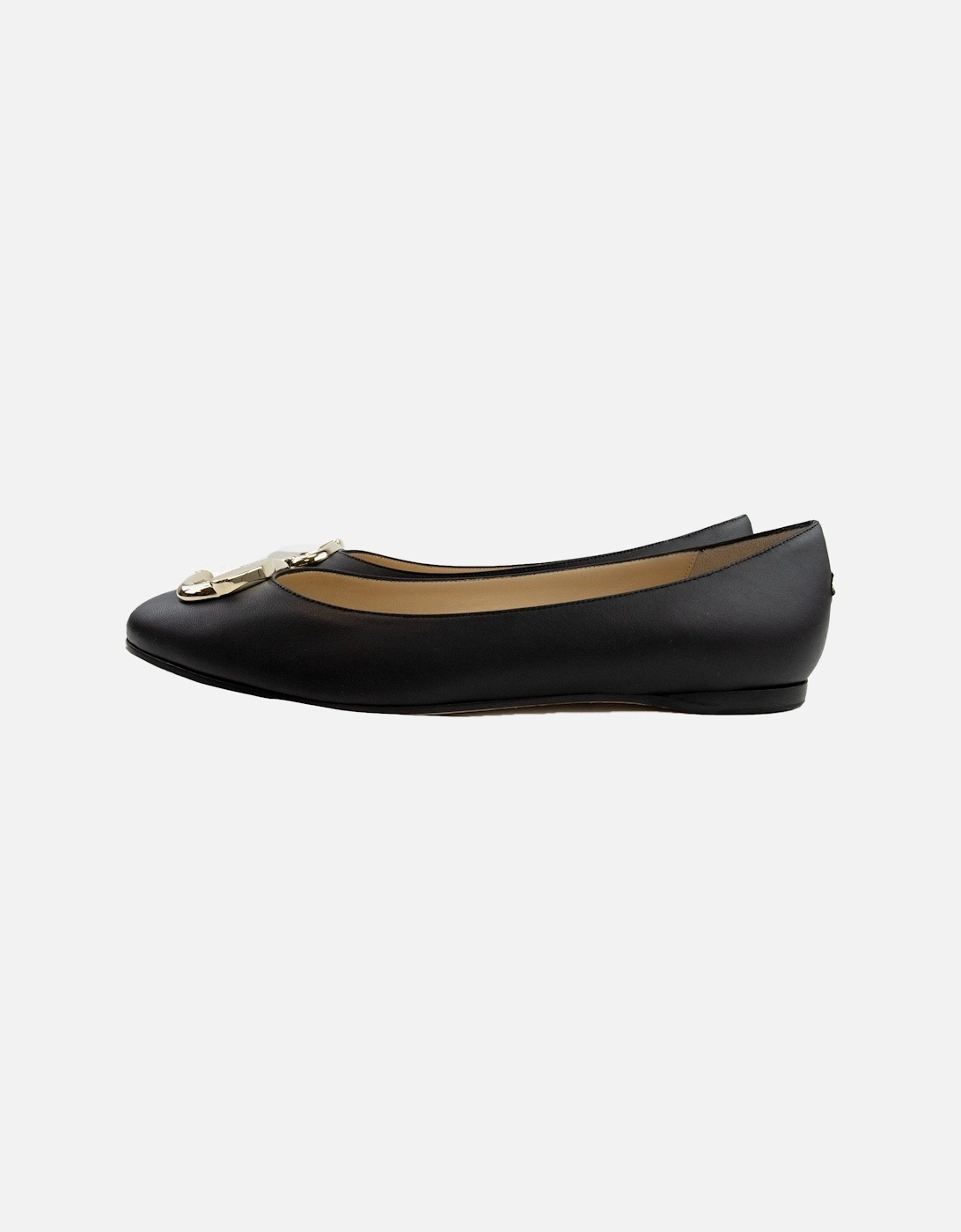 Garmeen Nappa Leather Ballet Flats Black, 5 of 4