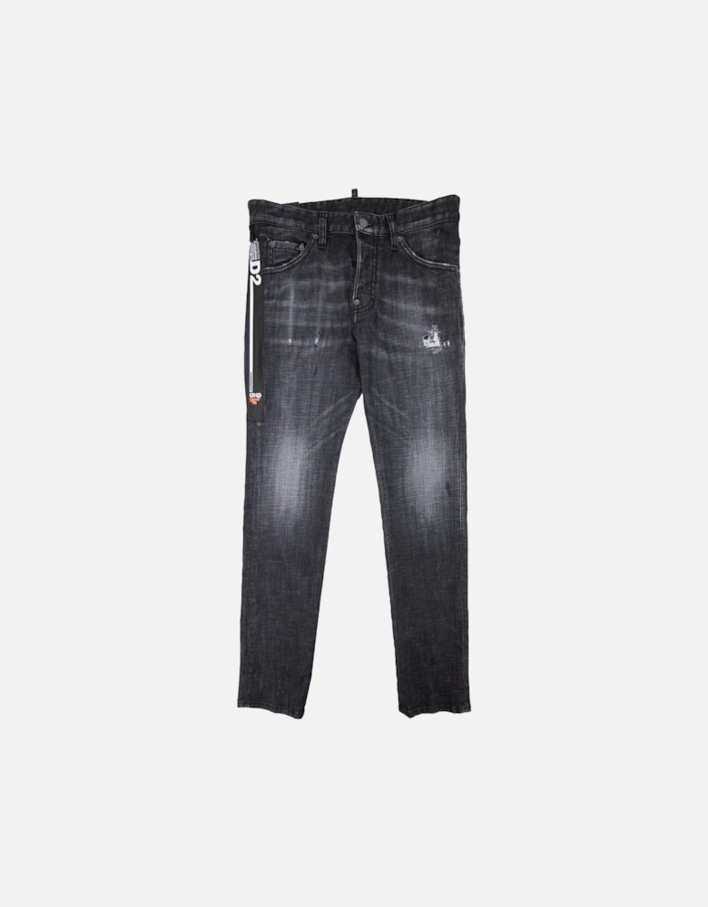 Side Zip Cool Guy Jean Dark Denim