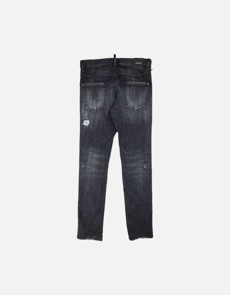 Side Zip Cool Guy Jean Dark Denim