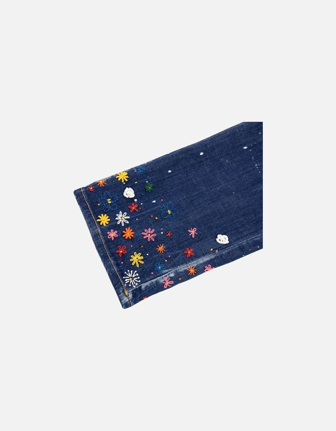 Medium Patch Broken Wash Roadie Jeans Denim 470