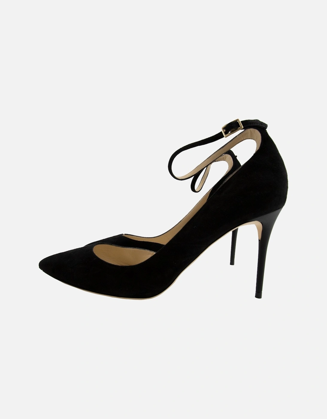 Lucy 85 Womens Leather Pumps Black, 5 of 4