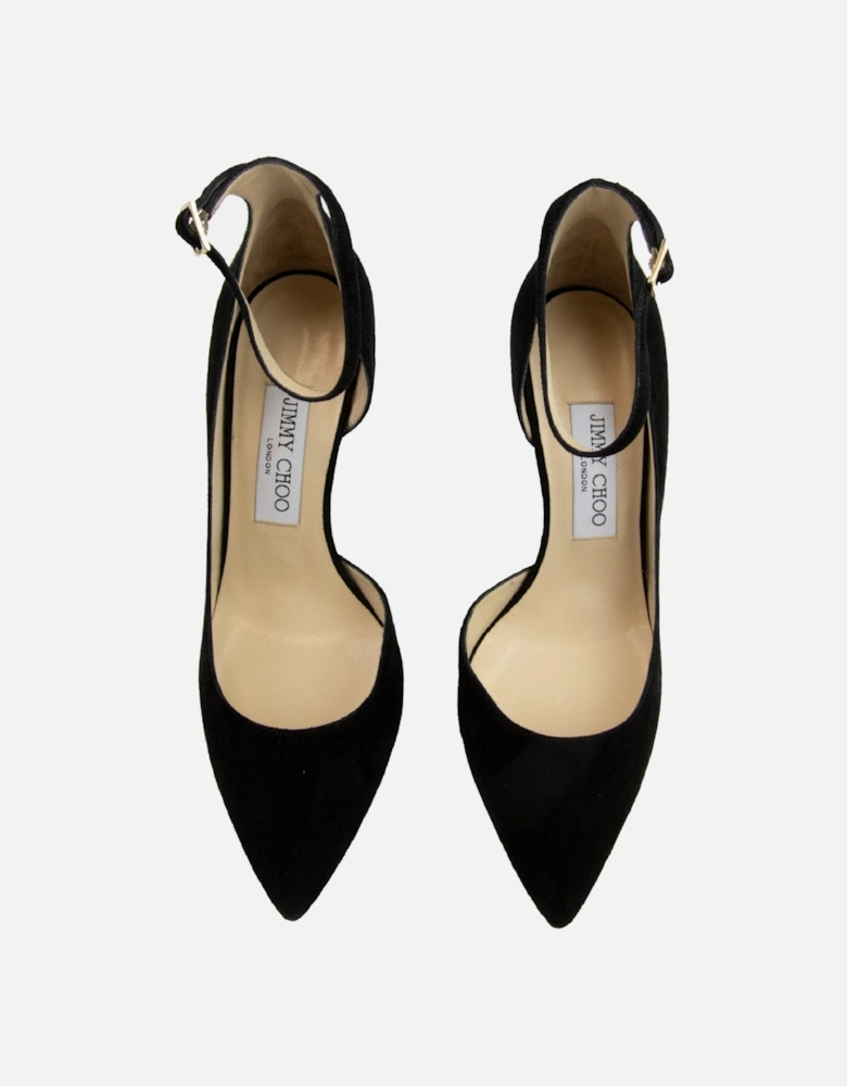 Lucy 85 Womens Leather Pumps Black