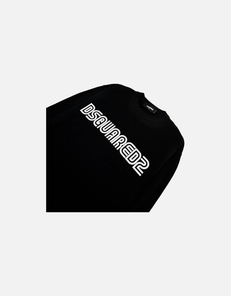 Outline Cool Crewneck Sweatshirt Black 900