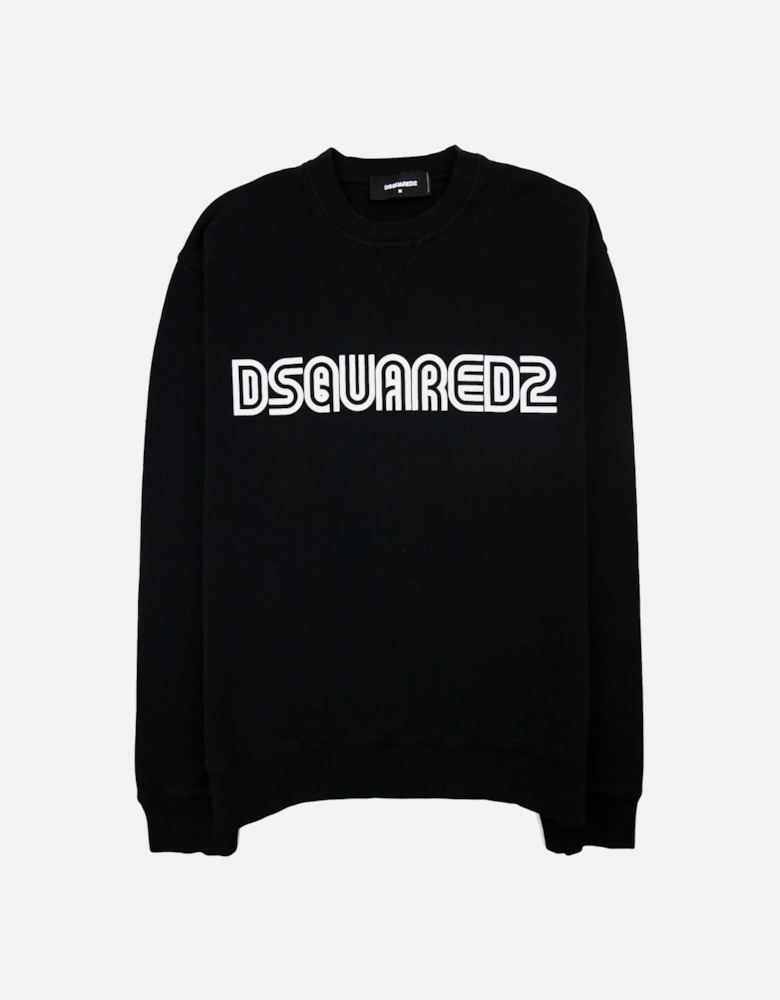 Outline Cool Crewneck Sweatshirt Black 900