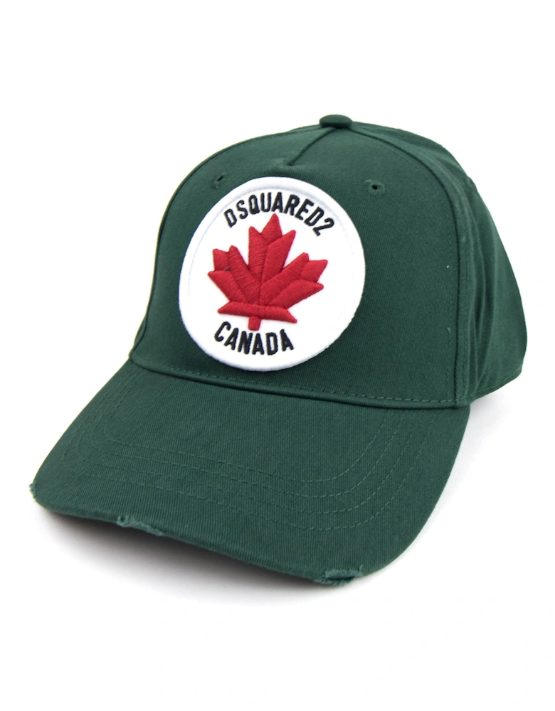 Maple Patch Logo Baseball Cap Green