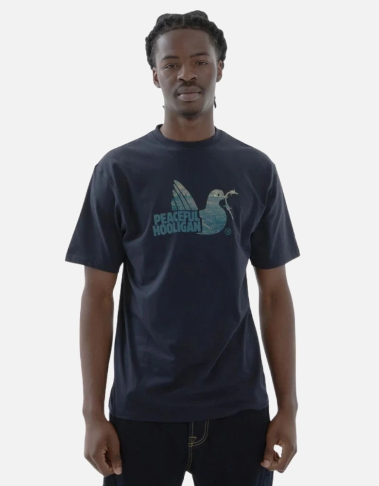 Hackney Navy T-Shirt