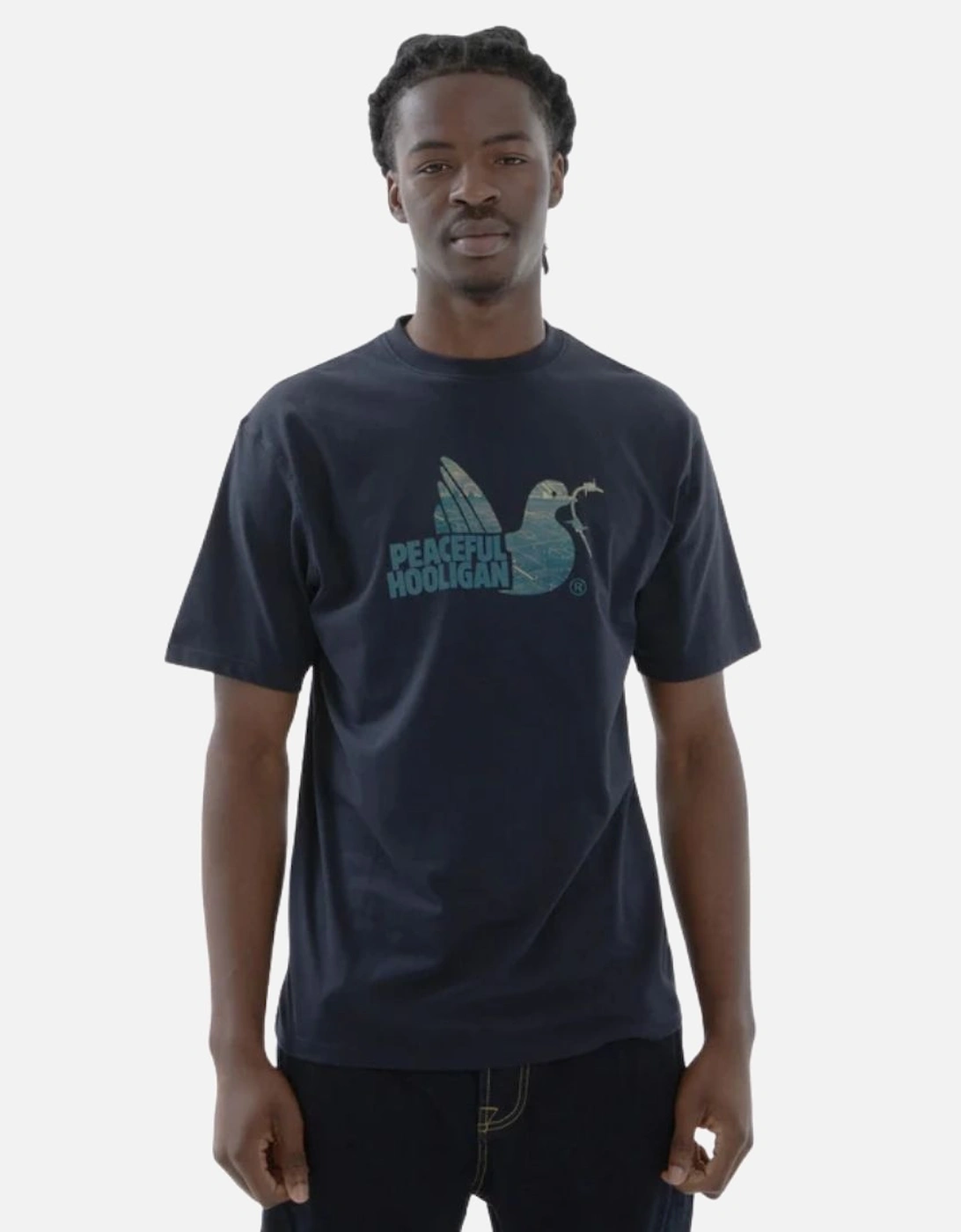 Hackney Navy T-Shirt, 4 of 3