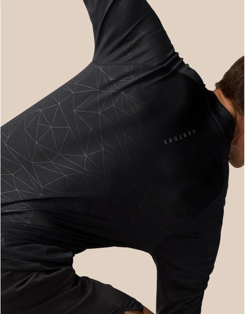 Adapt Training 1/4 Zip Top Polyester Men's Black Activewear T-Shirts