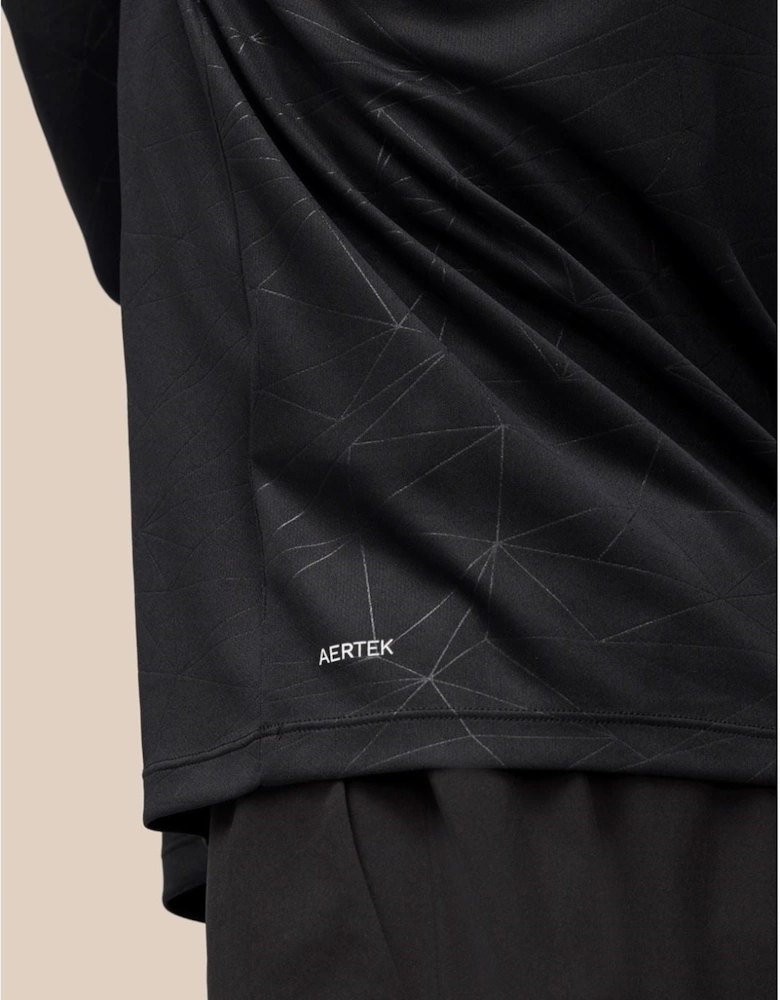 Adapt Training 1/4 Zip Top Polyester Men's Black Activewear T-Shirts