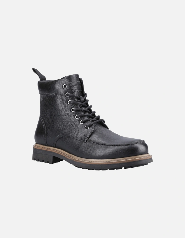 Shaws Ankle Boot Leather Men's Black Ankle Boots