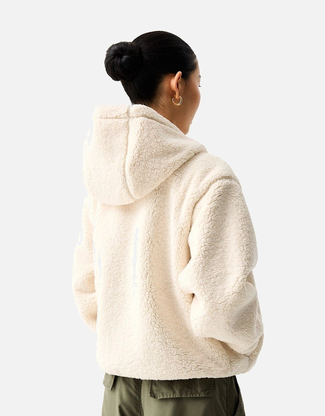 Bonelle Borg Jacket Women's White Fleece Jackets