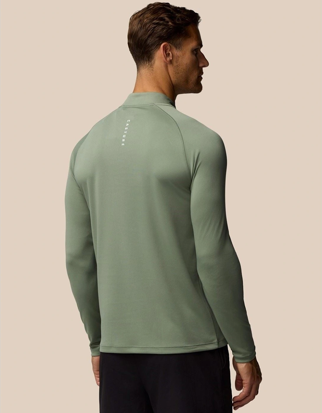 Adapt Training 1/4 Zip Top Polyester Men's Blue Activewear T-Shirts