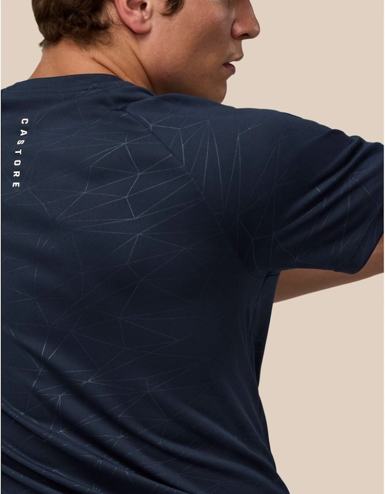 Adapt Training T-Shirt Polyester Men's Blue Activewear T-Shirts