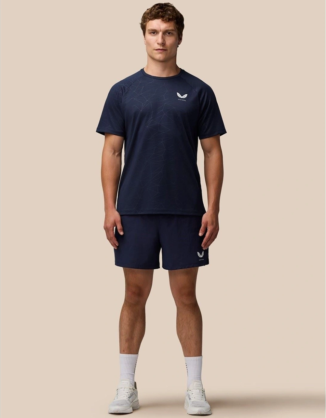 Adapt Training T-Shirt Polyester Men's Blue Activewear T-Shirts