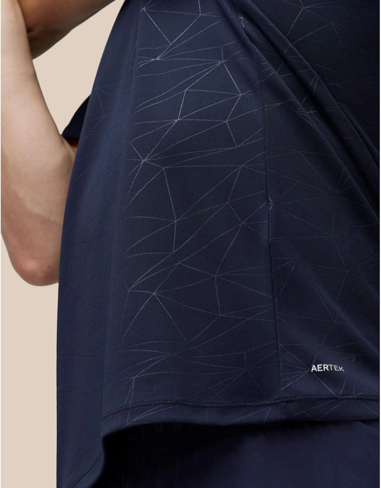 Adapt Training T-Shirt Polyester Men's Blue Activewear T-Shirts