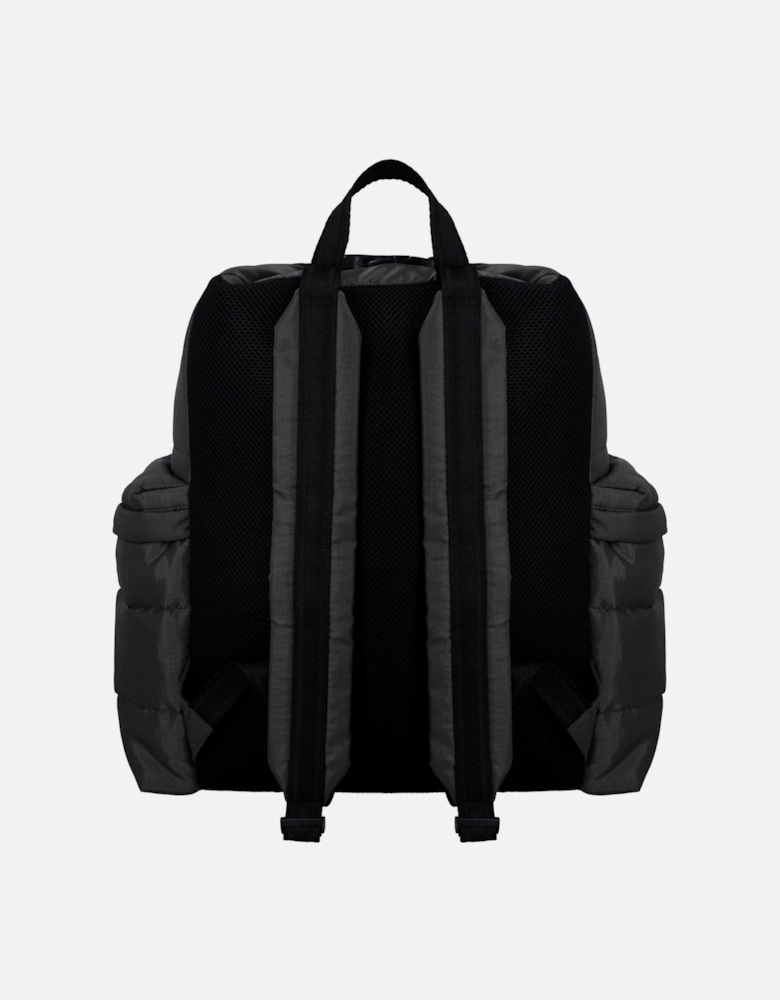 Croy Puffer Ripstop Backpack Polyester Unisex Adults Black Backpack - One Size