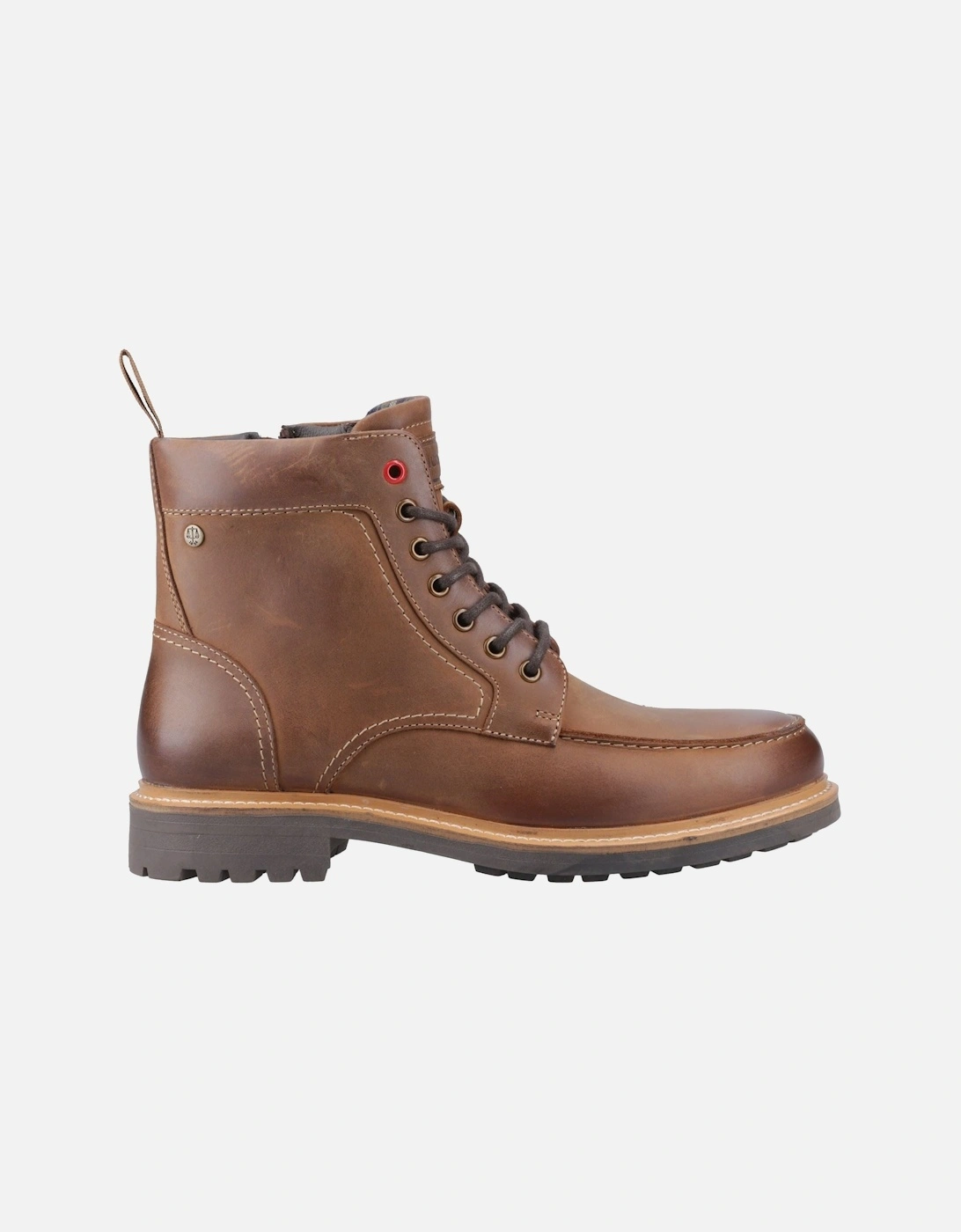 Shaws Ankle Boot Leather Men's Dark Tan Ankle Boots