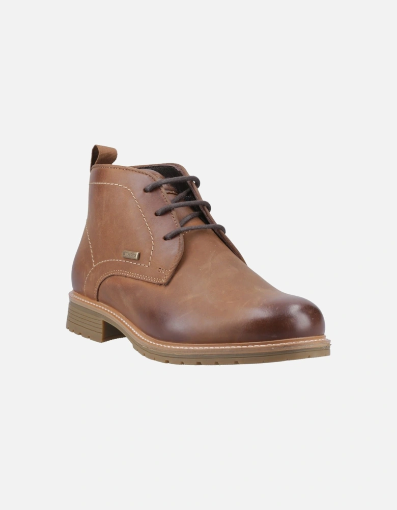 Jura Leather Men's Dark Tan Ankle Boots