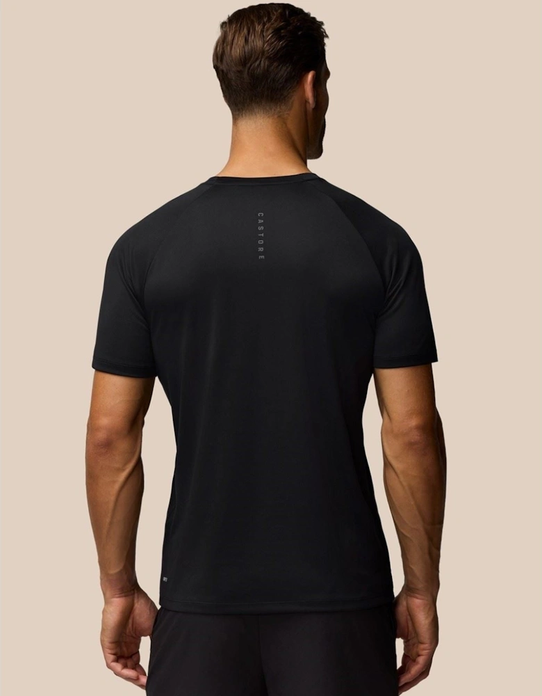 Adapt Training T-Shirt Polyester Men's Black Activewear T-Shirts