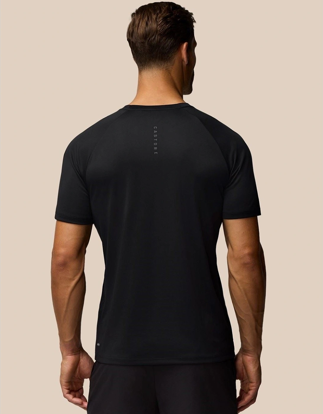 Adapt Training T-Shirt Polyester Men's Black Activewear T-Shirts