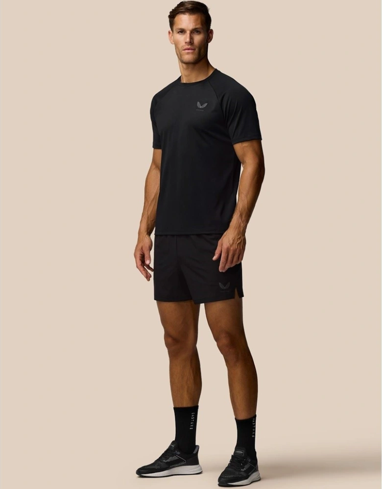 Adapt Training T-Shirt Polyester Men's Black Activewear T-Shirts