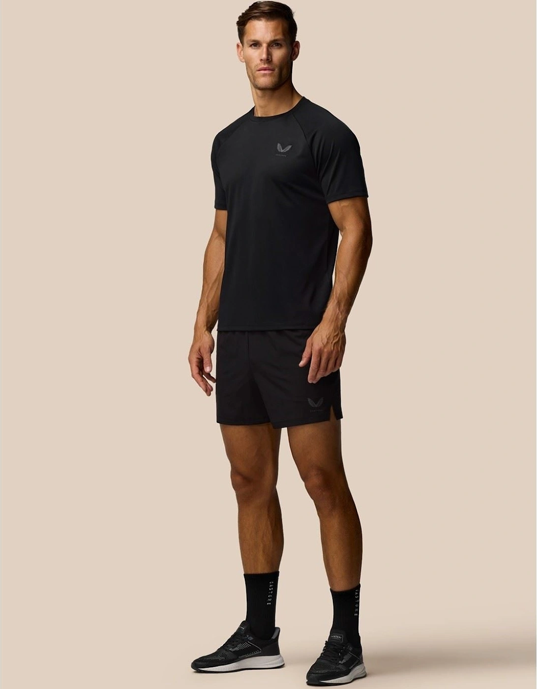 Adapt Training T-Shirt Polyester Men's Black Activewear T-Shirts