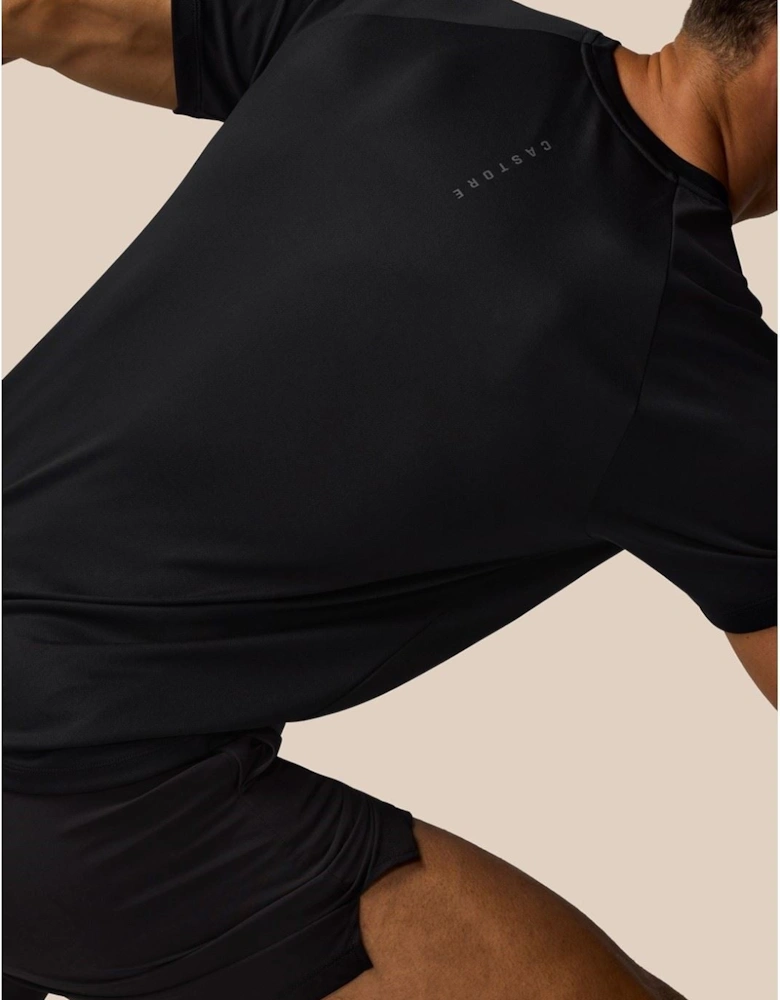 Adapt Training T-Shirt Polyester Men's Black Activewear T-Shirts