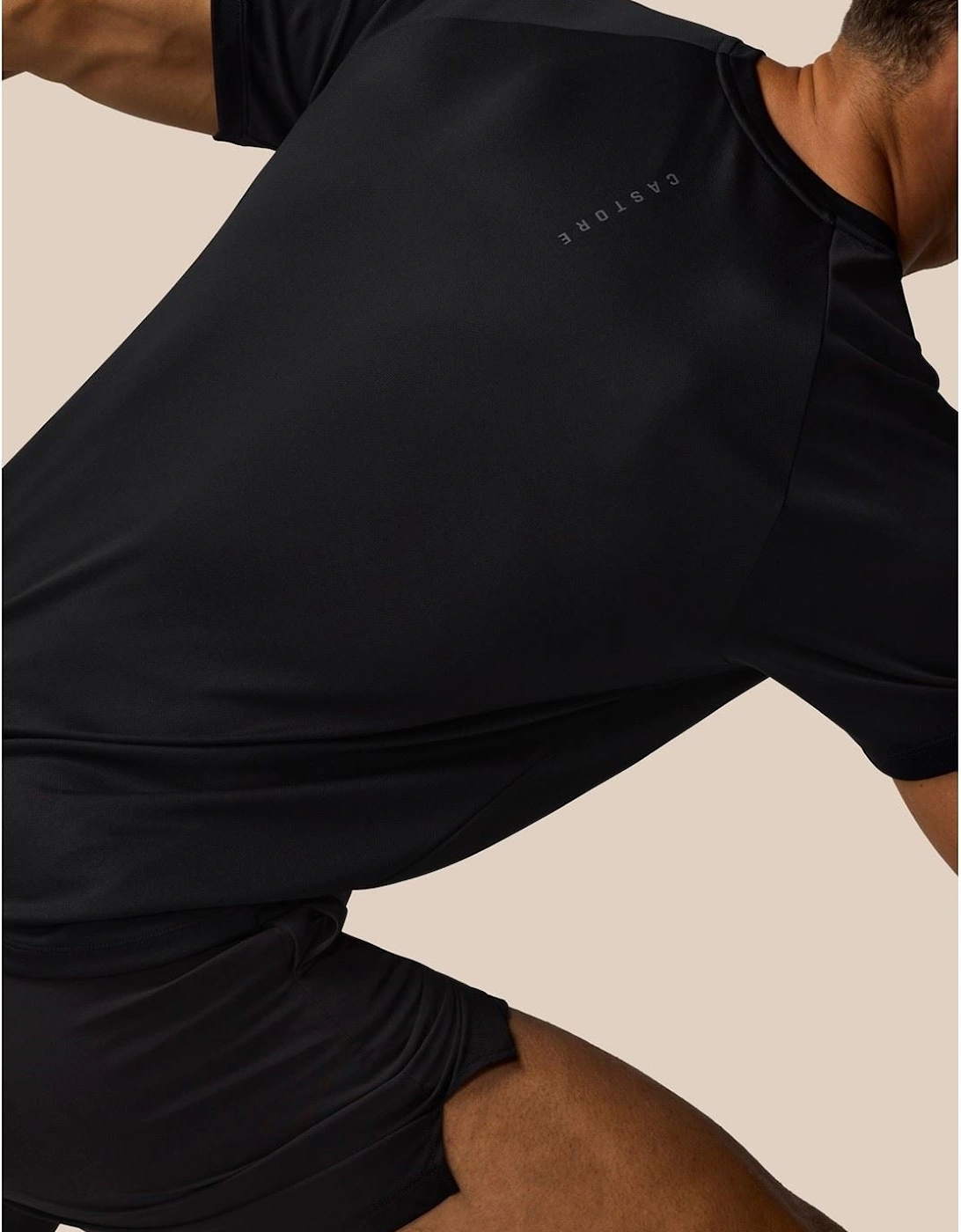 Adapt Training T-Shirt Polyester Men's Black Activewear T-Shirts