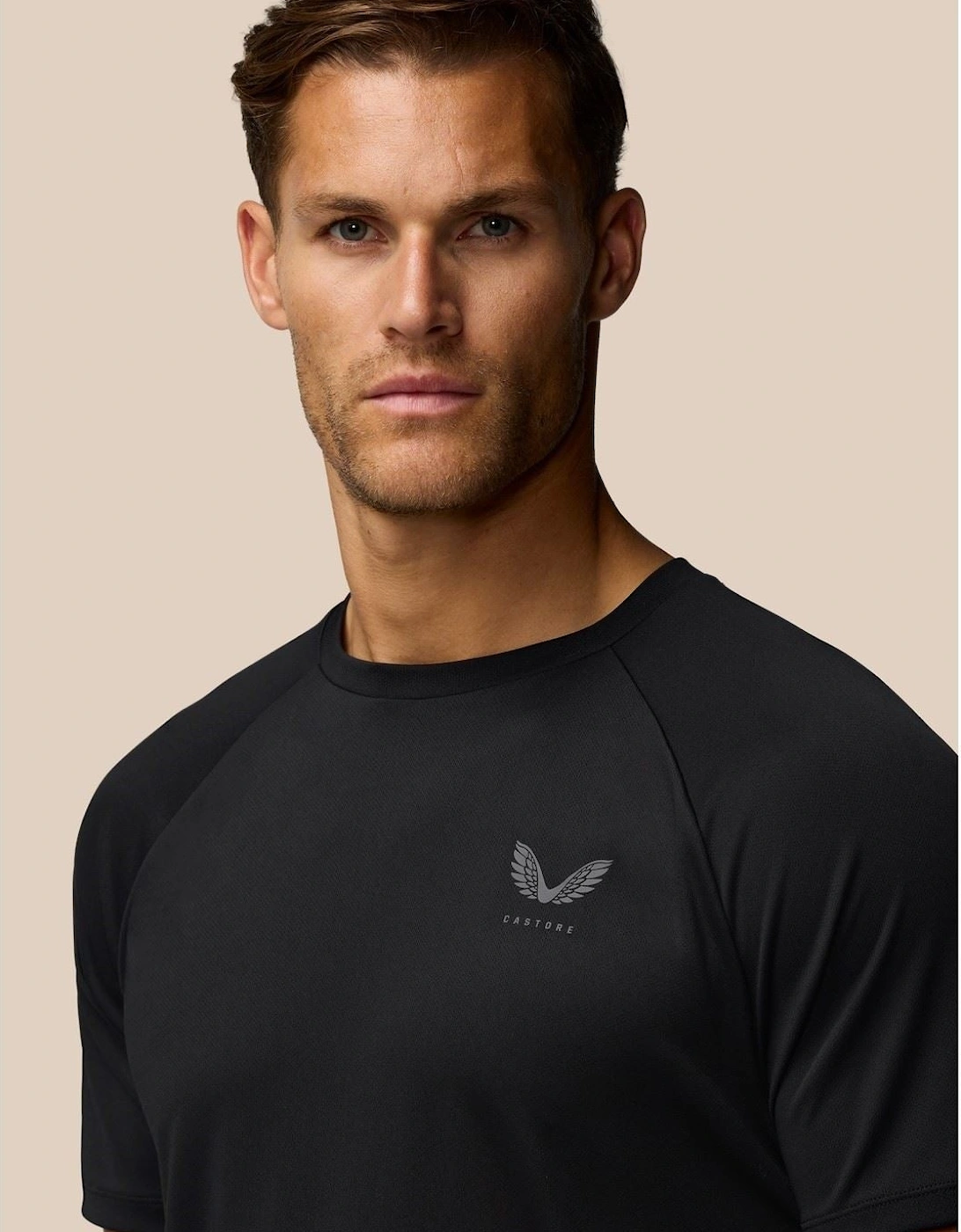 Adapt Training T-Shirt Polyester Men's Black Activewear T-Shirts
