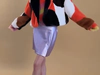 Hand Crafted Bamboo Faux Fur Lucky Coat